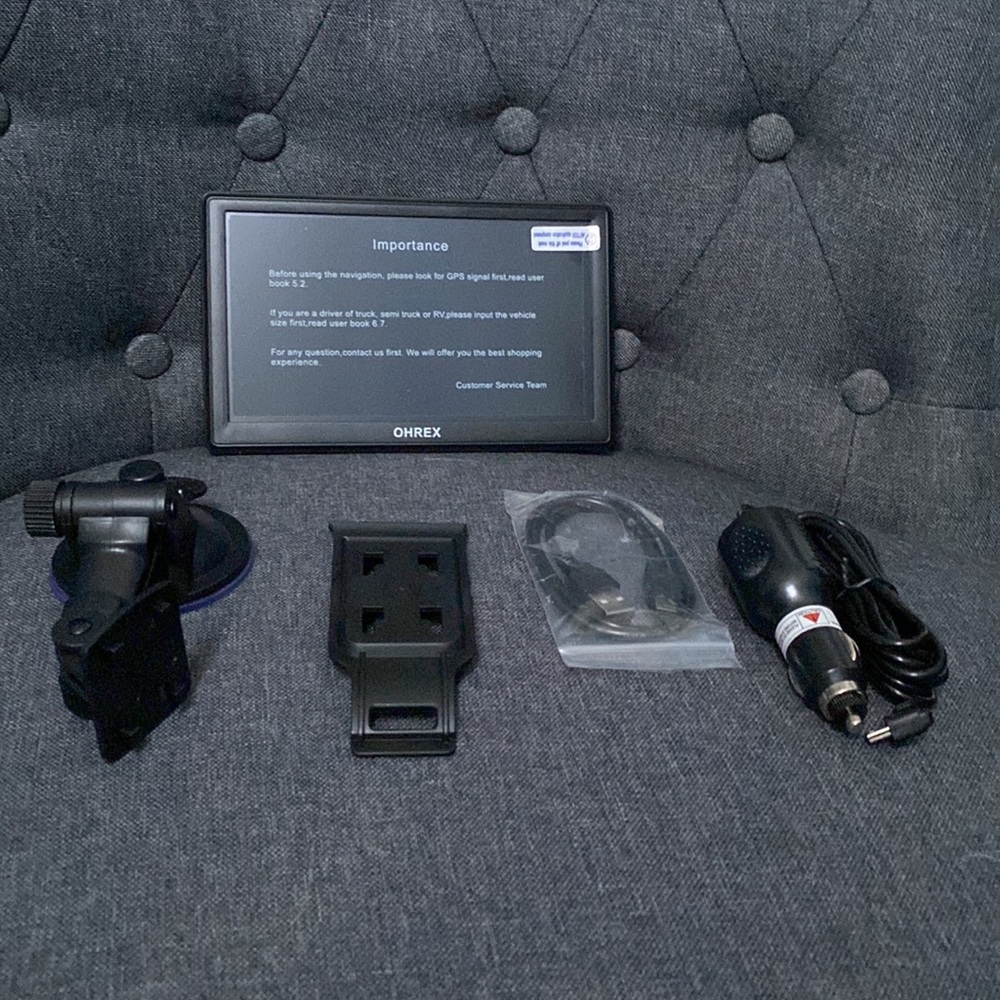 Ohrex GPS  7inch. Caring case was purchased separately. Selling set. Never used.